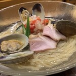 饗 くろ喜 - 北海あさりの冷やし塩そば（1,400円）2023.9