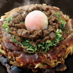 Okonomiyaki beef tendon glaze