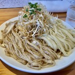 りきどう - 焙煎二色麺つけチャーシュー
      トッピング_ねぎ