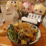 旬魚季菜 とと桜 - サラダ到着