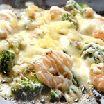 お好み焼きつくし - 海老ガーリック