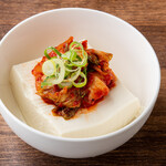 お好み焼きつくし - 冷奴キムチ