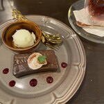 BRASSERIE CAFE A.yururi - デザート　チョコテリーヌ