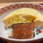 銀座 しのはら - 厚焼き玉子と鰻