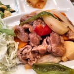 スペースC - 豚コマの夏野菜酢豚