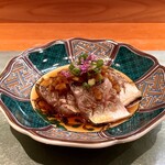 弥助鮨 - 料理写真:梭子魚 炙り 葱