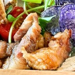 アワーズダイニング - 大豆ミートのオーブン焼き・自家製ウスターソース