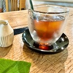 アワーズダイニング - オレンジ紅茶（ice）