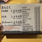 まんとく - メニュー