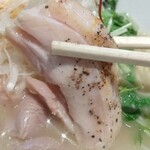 麺家 たけ田 - 鶏チャーシュー