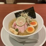 酒肴場 屯 - 【限定】「塩」冷やし煮干しらぁ麺¥1100