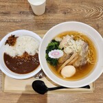 Kunimi Kitchen - 喜多方ラーメンとミニカレー1,220円！