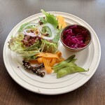 バルバルキッチンアメリ - 今日のランチサラダ
      定番の食満豆腐の冷奴が無い。そのせいかちょっと寂しい。