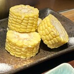 銀座 いっぱし - 生で食べるとうもろこし