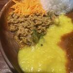 みわCurry - ダルとピーマンの合挽きキーマカレー^ ^