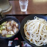 武蔵野うどん 藤原 - 肉汁うどん(並) 800円