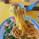 関谷スパゲティ - パスタと呼ぶよりはスパゲティ。