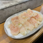 炭火焼肉ホルモンさわいし - 塩シマチョウ690円
