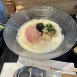 五代目 花山うどん - 冷製鬼ボナーラ 1,580円