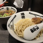 カラシビ味噌らー麺 鬼金棒 - カラシビ味噌つけ麺　　1000円