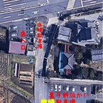 麺の輪 - 駐車場の位置（Googleマップ）