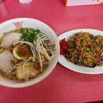 家康 - 半チャンラーメンセット800円