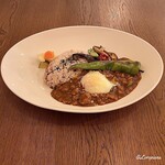 BRASSERIE Bord de mer - 豚肉と福耳唐辛子のキーマカレー