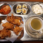 いっさく - 料理写真:チキン&ネネキンパセット　1078円