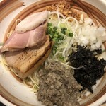 麺屋一燈 - 汁無し鶏白湯そば(塩)