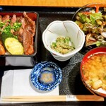 茶寮 ふ川 - 牛ステーキ重