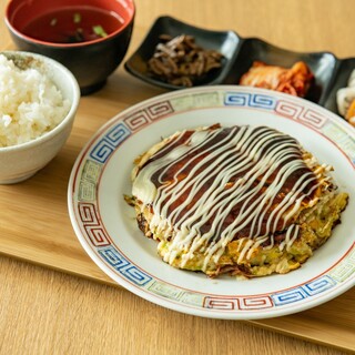 ランチでもお好み焼きをお召し上がり頂けます！