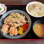 お食事処 ひびき - 料理写真:博多鶏めしセット