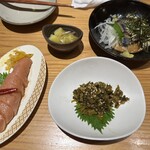 Hakata Motsunabe Yamaya - 明太子、高菜、ごま鯖