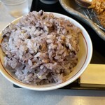 Katsutoku - 五穀米アツアツです。美味しい❤️