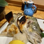 Dokonjou sushi - 縞鯵カマ焼き＾＾