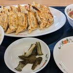 Gyouza No Oushou - 餃子定食！(にんにくゼロ生姜餃子) 781円