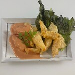 Dining Bar ENCIATE - 白身魚のフライ　ピンクカクテルソース