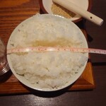 とんかつ とん楼 - ロースカツT-SHOCK（定食）150g_1500円　お茶碗の直径13cm