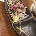 魚一心 - 料理写真:アジのタタキ