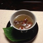 比良山荘 - 天然鰻とチチ茸のスープ　　　野趣溢れる味わい