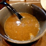 つけ麺処つぼや  - スープ割