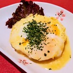 肉寿司×もつ鍋 平塚や - ちょいモテ隼士の卵でチーズ
