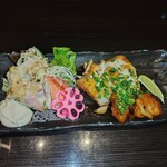 やっちろ - カジキの焼き物　すごい量で顎が疲れました。マヨネーズです味変