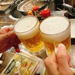 おでん専門店 べんがらや - 乾杯♪(*^^)o∀*∀o(^^*)♪