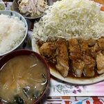 Jagaimo - 豚ステーキ定食 (1,200円)