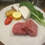 Ginza Teppanyaki Suburimu - A5黒毛和牛　サーロインとフィレ