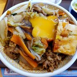 すき家 - 料理写真:月見すきやき牛丼