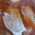 MORIzza珈琲 - 叉焼代わりのベーコン。