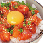 丼丸 - 海鮮ユッケ丼590円