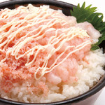 丼丸 - 甘エビカニマヨ丼590円